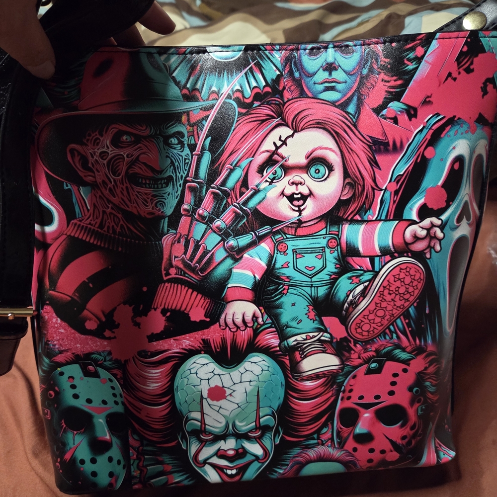 Horror-Themed Graphic Women Bag